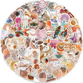 2022 New 100pcs Boho Aesthetic Minimalist Abstract Line Art Decor Stickers for Water Bottle Laptop Phone Skateboard Cartoon