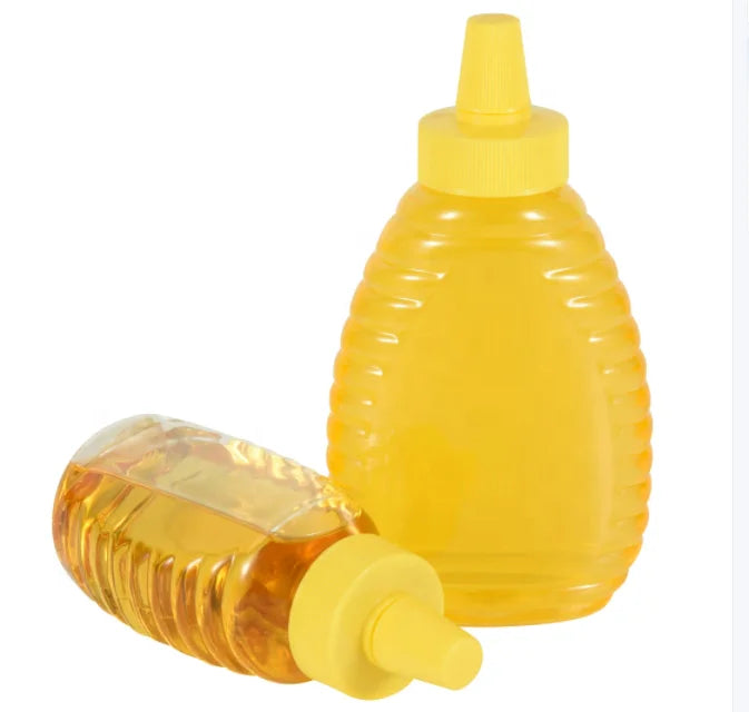 12oz Plastic Honey Jar with Screw Cap 360ml PET Honey Packaging Bottle