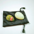 HY Gemstone Crystal Healing Stone Drilled Quartz Yoni Egg Vaginal Exercise Jade Eggs Craft