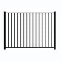 Huawo Eco-Friendly Flat Top Tubular Steel Powder Coated Iron 6 Feet Rodent Proof Fence Panels for Outdoor Garden Use