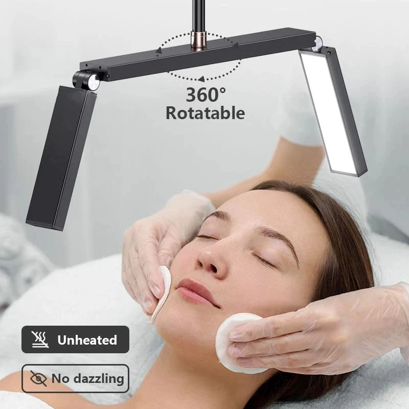 VEYES Half Moon Ring Light Lashes Eyelash Facial Extension Lampara LED Heart Shape Paper Lash Extension Light