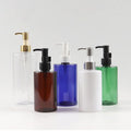 High-end 200/250/300/500mlPET Plastic Bottle Transparent White Black Lotion Packaging Pump Bottle Shampoo Emulsion Empty Bottle