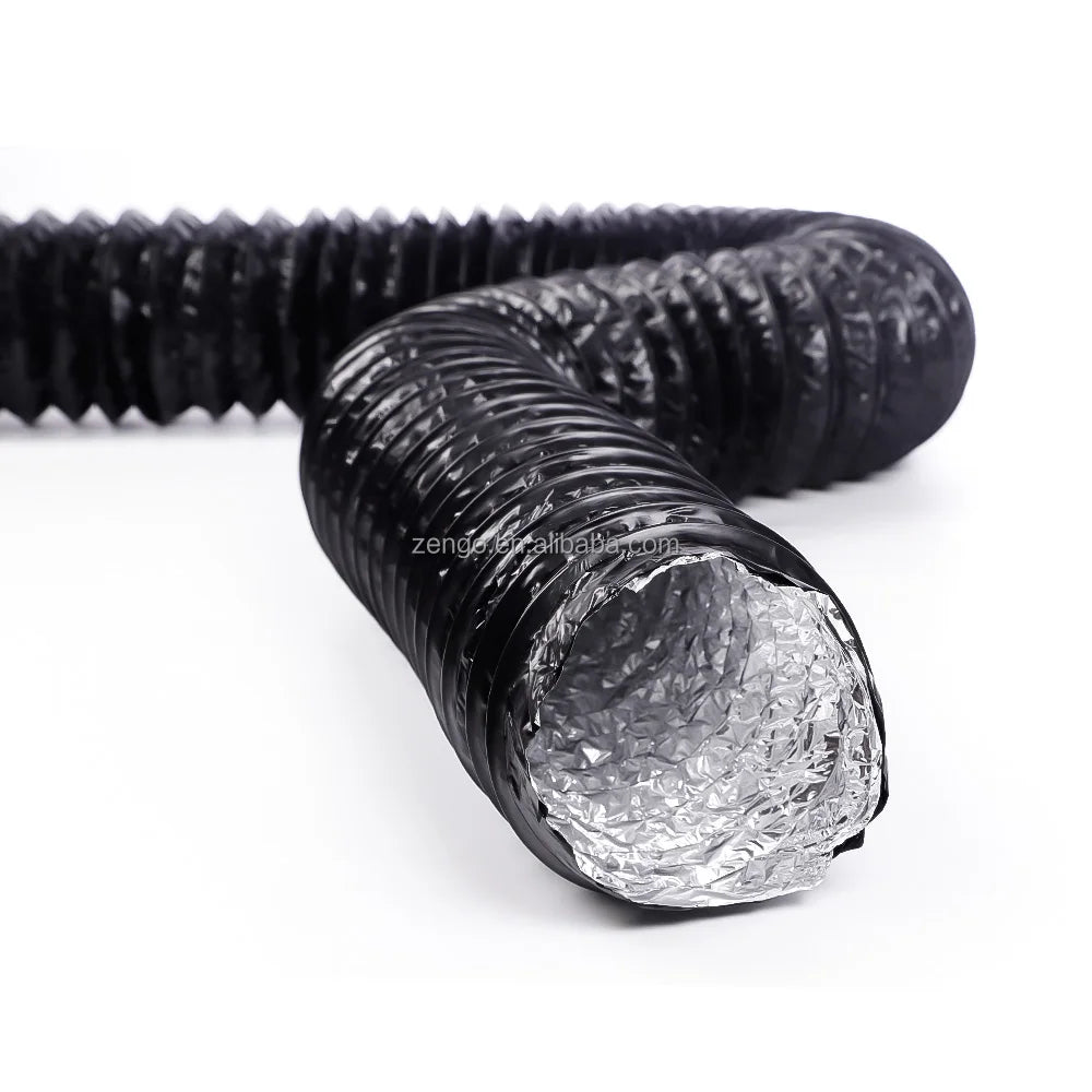 Ventilation Aluminium PVC Combined Air Conditioner Flexible Duct Aluminum Flexible Duct for HVAC System