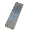 Single Groove Stainless Steel Scraper Fineness Meter BGD 241/4 0-150un Testing Grindometer