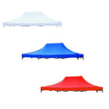 Canopy Tent Roof Cover Sheet 10x10 Gazebo Pop up Tent Parts Replacement Waterproof Red Blue PVC Tent Cover MegaBDM