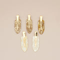 Jachon Acetate Hair Clip No Bend No Crease Hair Clip for Hair Styling Acetic Acid Makeup Clips for Women and Girls