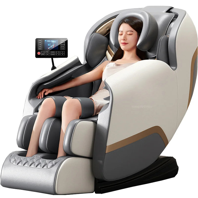 2026 OEM Comfortable Smart AI Electric 4D Full Body Air Pressure Zero Gravity Massage Chair New Voice Control Feature