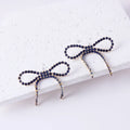 Hot Selling Custom CZ Butterfly Shape Stud Earrings Design Fashion Personality Tiny Bow Stud Earrings for Women