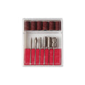 PEX 6PCS Nail Art Drill Bits Sanding Bands Drill Bits Set Nail Electric File Nail Art Drill Bits Kit
