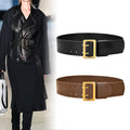 Custom Genuine Leather Women Belt Double Pin Fashion Luxury Real Leather Belts for Women