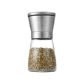 Kitchen Gadgets Manual Salt and Pepper 180ml 200ml Portable Empty Transparent Restaurant Kitchen Glass Salt and Pepper Grinder