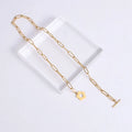 Trending Necklace Collection 18k Gold Plated Chain Necklace for Women Stainless Steel Jewelry