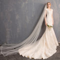 European and American Bride and Bridesmaid Wedding Dress Slim-Fitting Simple Fishtail with Lace Decoration Empire Silhouette