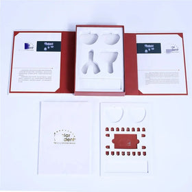Dental Implant Teeth Whitening Kit Dental Veneer Packaging Rigid Cardboard Paper Gift Box for Dental Lab Industrial Medicine Use