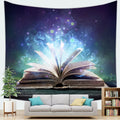 Blue Galaxy Starry Sky Tapestry Wall Hanging Abstract Art Universe Mysterious Dormitory Living Room Home Decor
