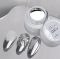Nail ArtSilver Mirror Super Bright French Painting Pull Cord Hook Edge Color Painting Phototherapy Nail Oil Gel