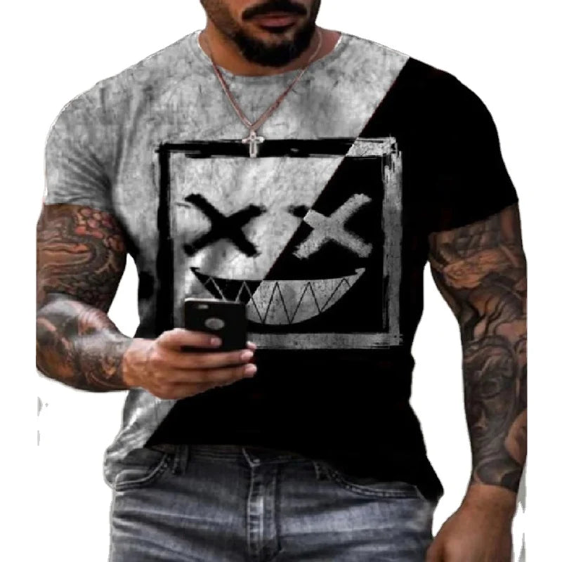 Men's Basic Classic Everyday T-Shirt Comfortable Crew Neck Short Sleeve Solid Pattern 150 Grams Printed T-Shirts