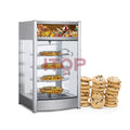 New Stainless Steel Electric Food Warmer Display Machine Counter Top 220V Outdoor Buffet & Restaurant Use