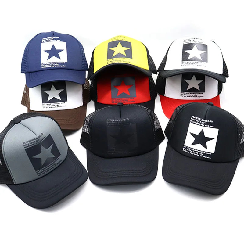 Wholesale Designer 5 Panel Mesh Cap Baseball 3D Embroidery Patch Logo Trucker Mesh Back Hats Cotton Custom Foam Trucker Hats