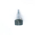 20/410 24/410 PP black white transparent plastic twist open penser oil dropper cap