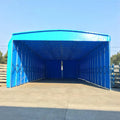 New Folding Garage Carport Movable Push-pull Event Sliding Sunshade Canopy Outdoor Large Warehouse Storage Shelter