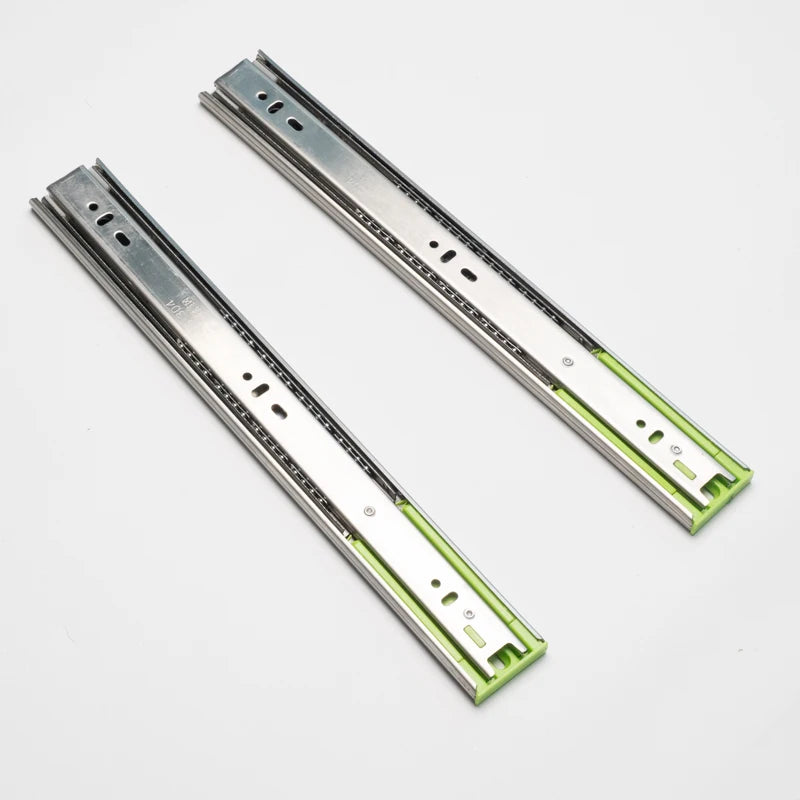 45mm Aluminum Soft Close Drawer Slide Smooth Operation Easy Installation Kitchen/Living Room/Bathroom High Load Capacity 21-30kg
