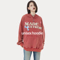 Custom Logo 500gsm Designer Acid Vintage Wash Hoodie Vendor Cotton Heavyweight Pullover Plus Size Hoodie