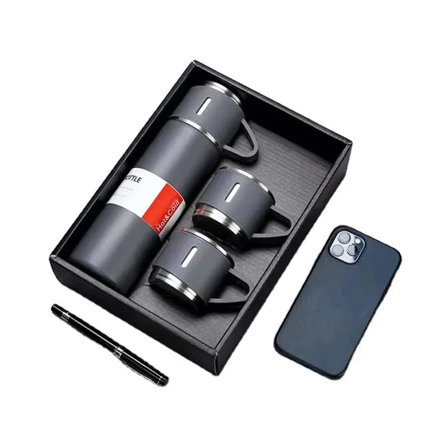 Custom Business Gift Box Stainless Steel Double Wall Vacuum Insulated Travel Mug 500ml 12-24 Hours Thermal Insulation Tumbler
