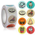 KYW Custom Cute Cartoon Adhesive Sticker Roll 500pcs Animal Logo Teacher Reward Labels for Candle Use