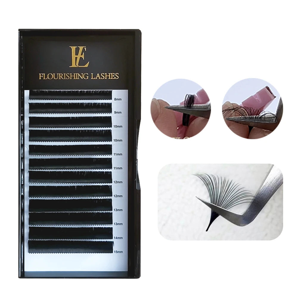 Lash Extensions Easy Fan Best Supplier Auto Fanning Russian Mega Volume Lashes Extensions