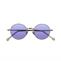 Wholesale Fashion Round Metal Sunglasses Frame Dark Green Lens Sunglasses for Men Male Women