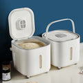 Simple Household Kitchen Food Grade Sealed Insect-Proof Portable Rice Flour Bucket Bowls-Quality Plastic Storage Bins & Boxes
