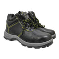 ALLESD Black Color Durable Anti-Impact Safety Shoes Steel Toe Shoes Labor Working Shoes