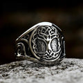 Hot Selling Vintage Tree of Life Arm Ring Stainless Steel North Viking Vintage Ring for Men