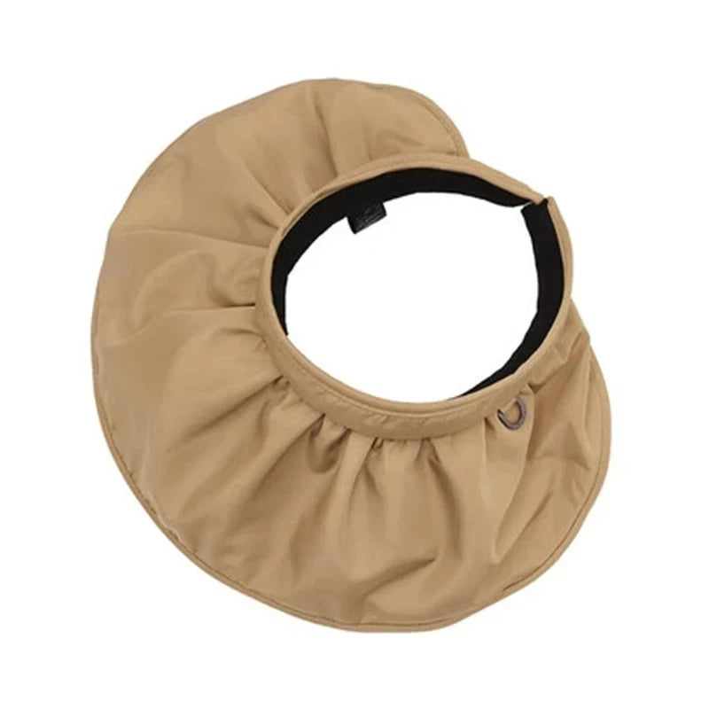 Summer Hats for Women Empty Top Shell Shape Sun Beach Hat