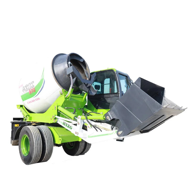HUAYA NEW 2m3 3m3 Great Automatic Loading Concrete Mixer Machine With CE/EPA MegaBDM