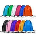 Wholesale Custom Polyester Nylon Gift Drawstring Bags Bulk Hiking Sport Gym  Drawstring Backpack Bag With Logo Print