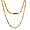 Wholesale Trendy 925 Sterling Silver Rope Necklace Fashionable Dainty Vintage Prime Rope Chain Necklace