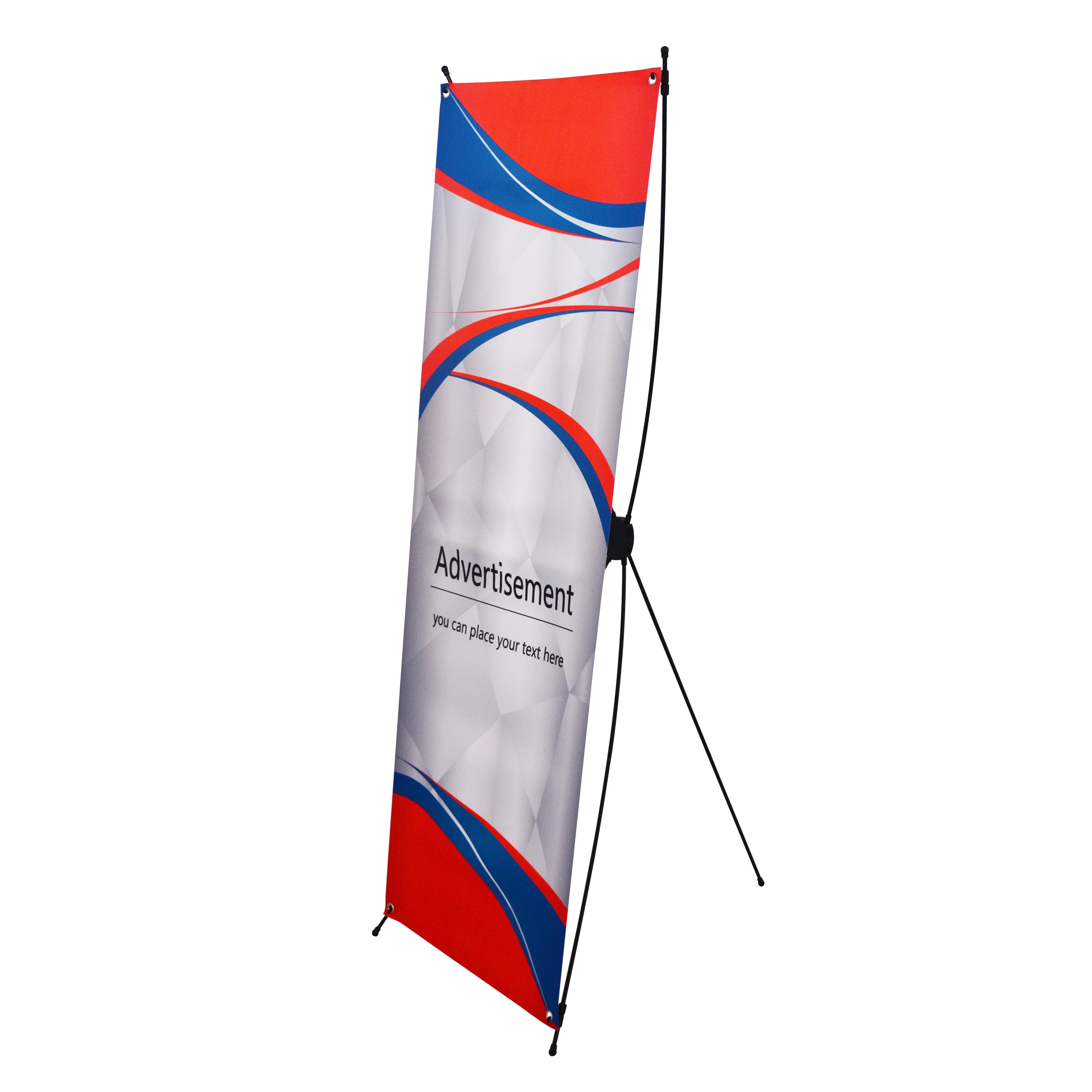 Economic Outdoor Aluminum X Style Stand Display Mini Table Top Banner Stand for Advertising 60 X 160 cm