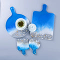 Early Riser DIY Crystal Mirrors Resin Epoxy Coffee Tables coaster Handle Tray Silicone Mold Desktop Decoration Moulds