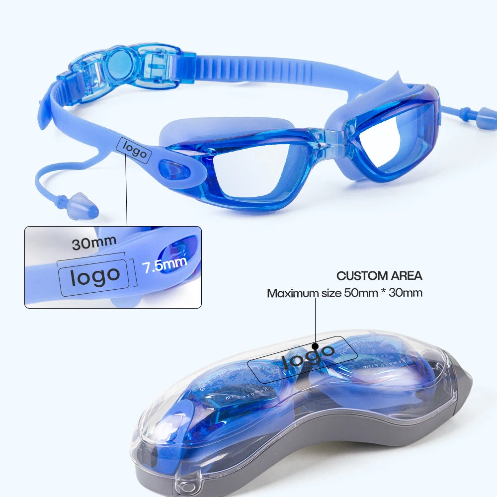 Panoramic Super View Clear Lens No Leakaging High Quality Swim Goggles Racing Competition Anti-fog Swimming Goggles