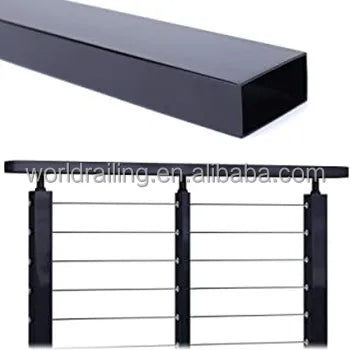 YL METAL Outdoor Indoor Stainless Steel Balusters Stair Balcony Handrail Staircase  Wire Cable Railing System