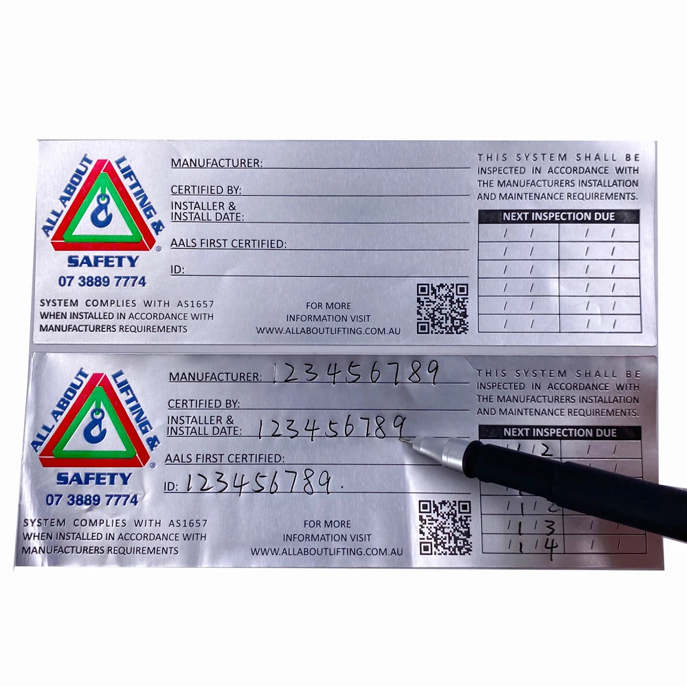 Professional Custom Embossing Aluminum Foil Silver Security Label Maker Sticker Factory Direct for Chemical Use Custom Printed