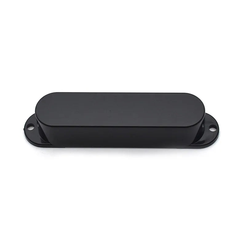 Smooth Electric Guitar ST Single Coil Pickup Sealed Cover Solid ABS Pickup Cover 82.5x17.8x15.5mm Black
