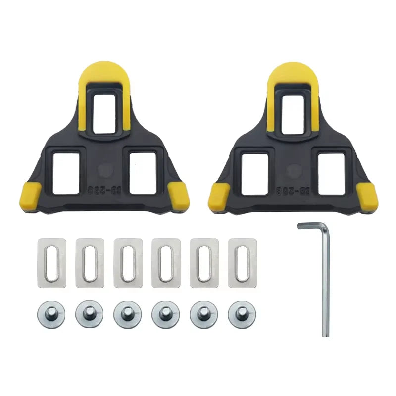 RIDERACE MTB Bicycle Self-locking Pedal Cleats Ultra Lightweight Road Bike Pedals Locking Cleat Plate for Shimano Cycling Parts
