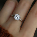 OEM Hand Fashion Jewelry S925 Sterling Silver Bridal Jewelry Wedding Rings