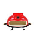 KIMSTONE 21 Inch Kimstone Ceramic Charcoal Garden Kitchen Smoker Kamado Grill WoodfiredClay Pizza Oven