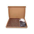 100pcs Per Pack 1/4 Dram 5/8 Dram 1ml  2ml Mini Amber Glass Essential Oil Bottle with Orifice Reducer