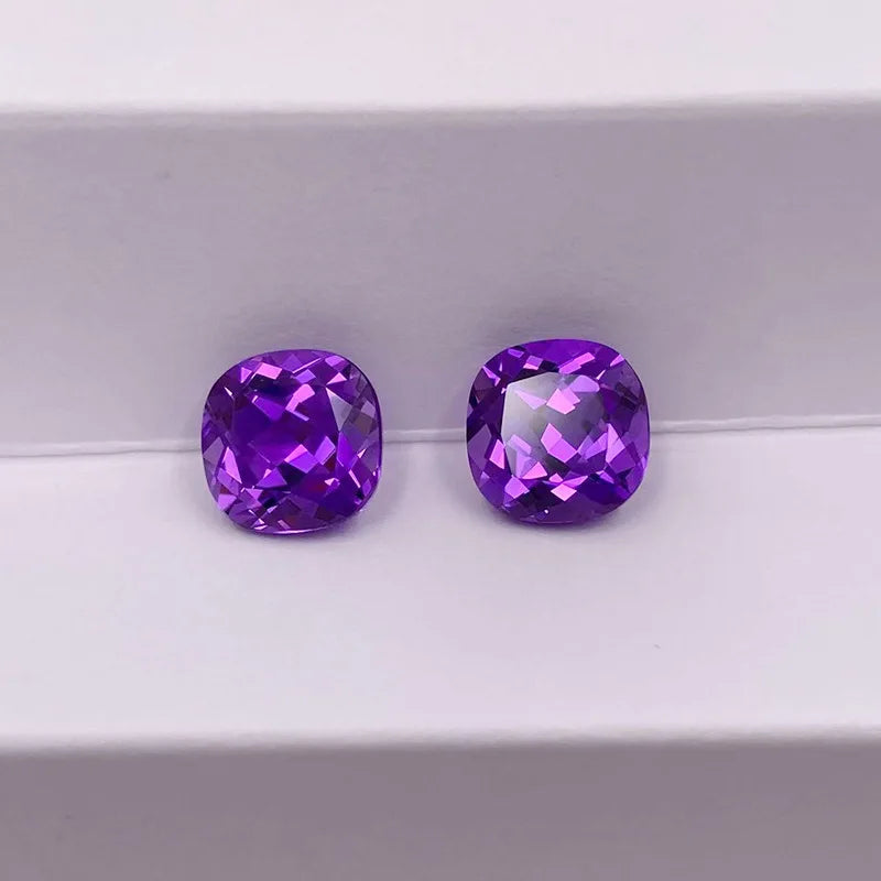 Factory Direct Sales Artificial Experiment Synthetic Cultivation Color Treasure Purple Blue Treasure Bare Stone