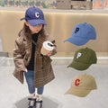 Custom logo Summer Sunshade Boys and Girls Letter Baseball Cap Fashion Kids Toddler Snapback Caps